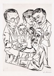 Kunstneren i samfundet af Max Beckmann