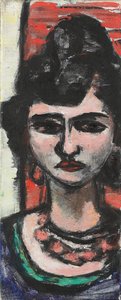 Den italienske kvinde; Italienerin af Max Beckmann