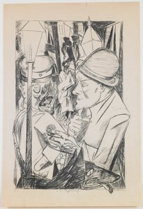 Vejen hjem, plade 2 fra serien "Hell" af Max Beckmann