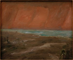 Dyster aften ved havet af Max Beckmann