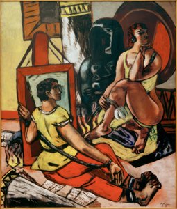 Temptation (Temptation of Saint Anthony) af Max Beckmann