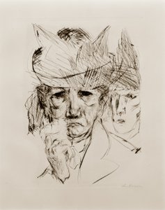 Grædende kvinde af Max Beckmann