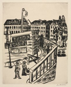 træbro af Max Beckmann
