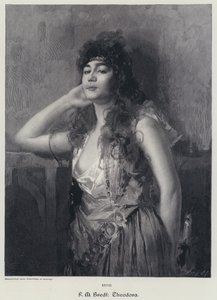 Theodora (gravering) af Max Ferdinand Bredt