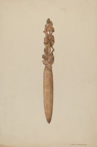 Papirkniv, ca. 1938. af Max Fernekes