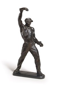 Foundryman (bronze med mørkebrun patina) af Max Kalish