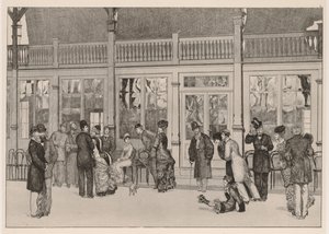 A Glove: The Locale, 1880. af Max Klinger