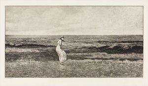 Ved havet (Intermezzi, opus IV, blad 2) af Max Klinger