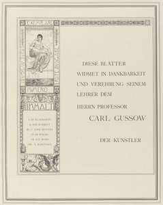 Indvielse, 1883. af Max Klinger