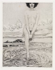 Den store gudinde (Telt, Opus XIV, 2. del, nr. 26) af Max Klinger