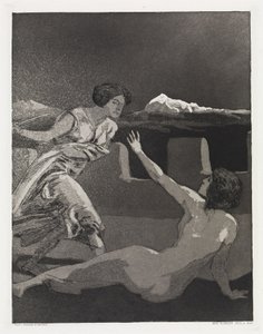 Trussel (Telt, Opus XIV, 2. del, nr. 31) af Max Klinger