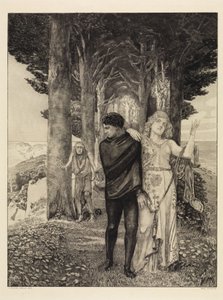 Genie (kunstner) (Om døden, anden del, opus XI, ark 3) af Max Klinger
