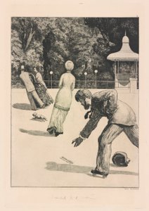 Action, fra serien A Glove af Max Klinger