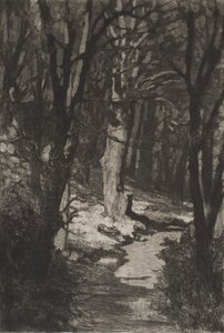 I skoven (In the forest), fra Dramen Opus IX (Dramer) af Max Klinger