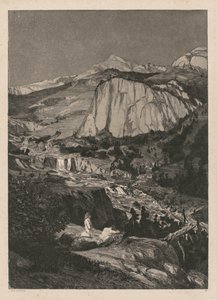 Intermezzo: Moonlit Night Opus IV, 5, 1881. af Max Klinger