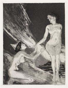 Dronning og gudinde (Telt, Opus XIV, 2. del, nr. 32) af Max Klinger