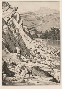 Jordskred Opus IV, 6, 1881. af Max Klinger