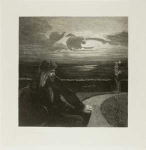 Uden titel [officerer og dignitærer], 1857. af Max Klinger