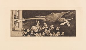 Opus VI, fra Paraphrase on the Finding of a Glove, 1881. af Max Klinger