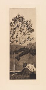 Opus VI, fra Paraphrase on the Finding of a Glove, 1881. af Max Klinger