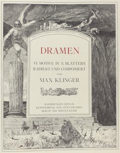 Titel side af Max Klinger
