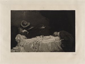Tod (død) af Max Klinger