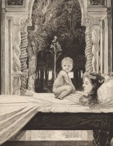 Død mor. 1889