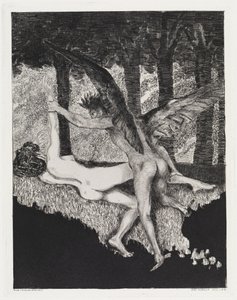 Voldtægt (Telt, Opus XIV, 1. del, nr. 8) af Max Klinger