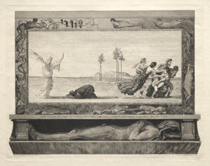 Her er Tode I, Opus I, 1889 nr. 10. af Max Klinger