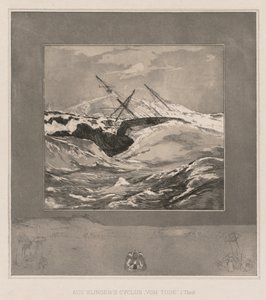 Her er Tode og Opus EE, 1889, nr. 3 . af Max Klinger