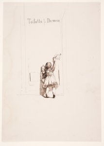 "Måde til besmittelse" - "Dames toilet" af Max Klinger