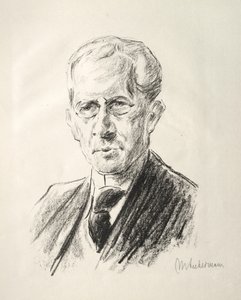 Arno Holz mappe: Portræt af Arno Holz af Max Liebermann