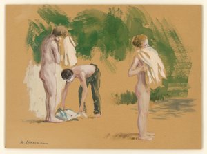 Badende Knaben af Max Liebermann