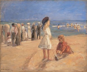 Strandliv, 1916. af Max Liebermann