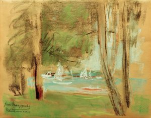 Både på Wannsee af Max Liebermann