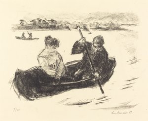 Kanosejlads, 1919. af Max Liebermann