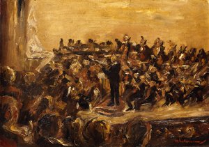 Koncert i Statsoperaen, Unter den Linden, Berlin; Symfonikoncert i Statsoperaen, Unter den Linden, Berlin, 1923 af Max Liebermann