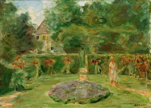 Rundkørslen i hækhaven af Max Liebermann