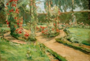 Rosenhaven i Wannsee med datteren og barnebarnet af Max Liebermann