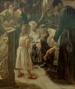 Den tolvårige Jesus i templet af Max Liebermann