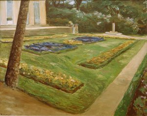 Blomsterrassen i Wannsee -haven mod nordvest af Max Liebermann