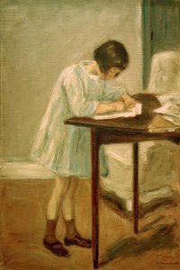 Barnebarnet skriver af Max Liebermann