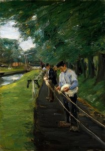 Svævebanen i Edam. 1904 af Max Liebermann