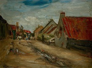 Landsbygade i Holland af Max Liebermann