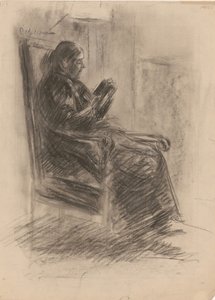 Kunstnerens hustru af Max Liebermann