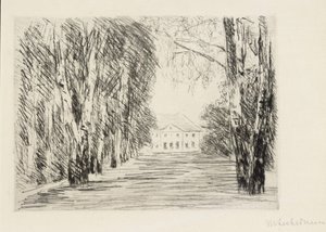 Hus ved Wannsee af Max Liebermann