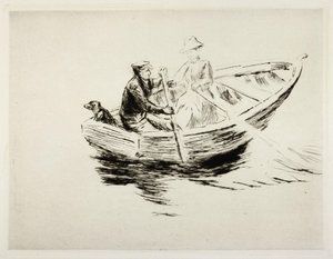 I båden af Max Liebermann