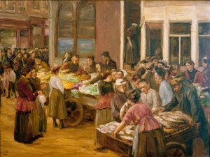 Judengasse i Amsterdam af Max Liebermann