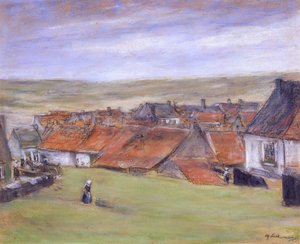 Landskab i Katwijk af Max Liebermann