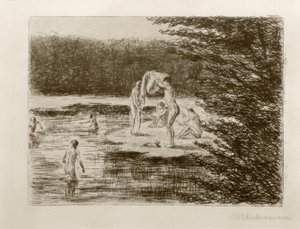 M.Liebermann, badende drenge af Max Liebermann